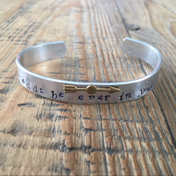 hammered metal bracelet